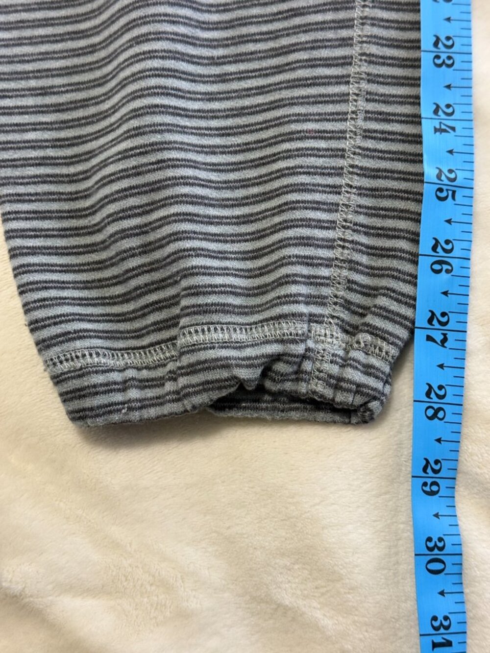 Abercrombie & Fitch Gray Striped Lounge Jogger Pants Women's Small - Picture 10 of 11